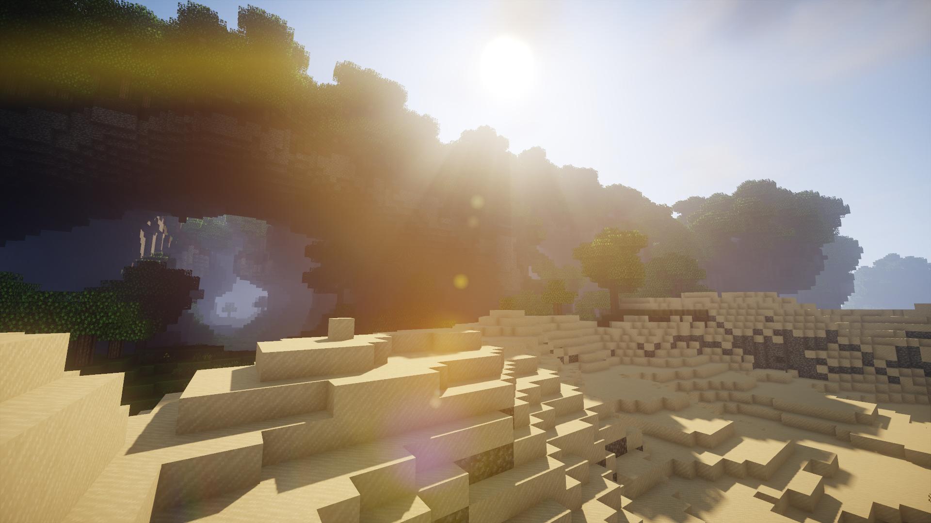 Деревня в Minecraft с жителями и фермами