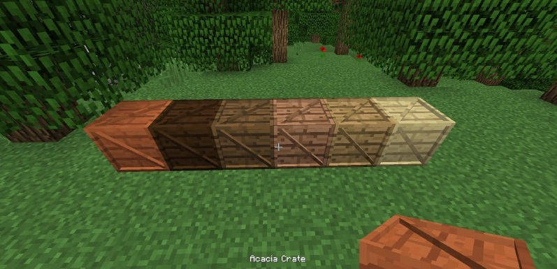 Пример использования декоративных блоков в интерьере Minecraft