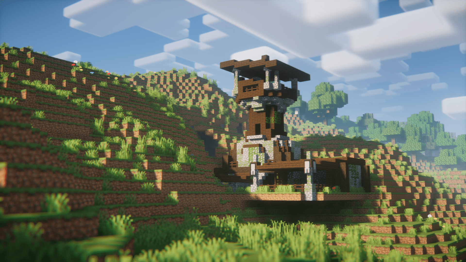 Интерьер капустного амбара в Minecraft с новыми блоками и мобами