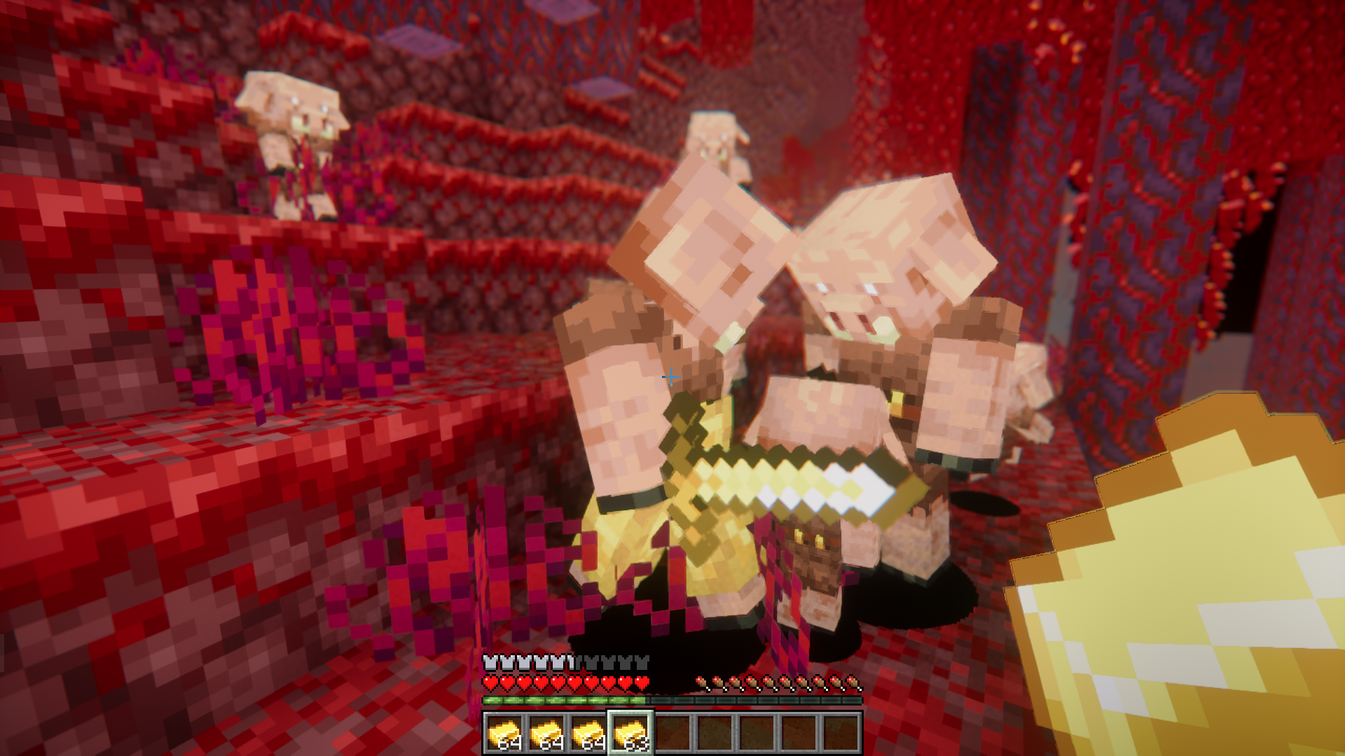 Интерфейс мода Rebalanced Piglin Bartering в меню Minecraft