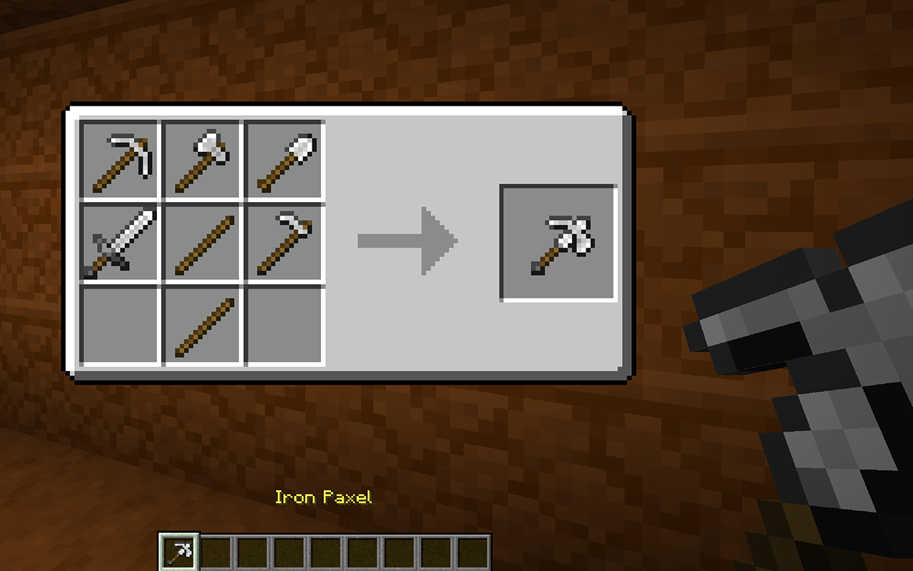 Рецепт крафта редстоунового компаратора в Minecraft