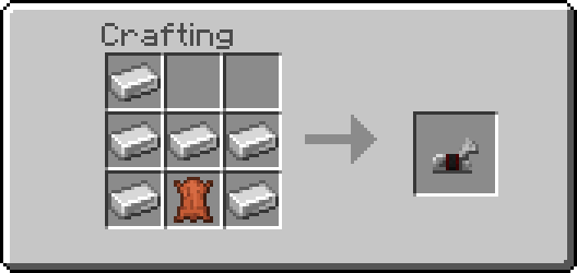 Рецепт крафта алмазной кирки в верстаке Minecraft