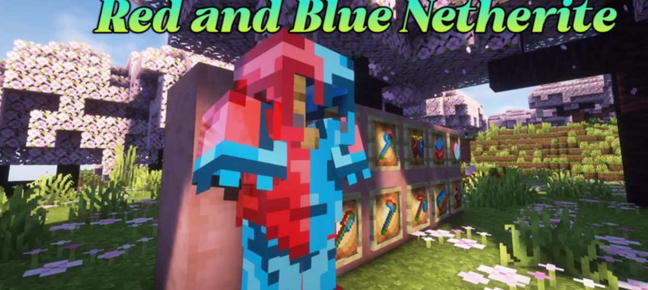 Red and Blue Netherite  1.20.5