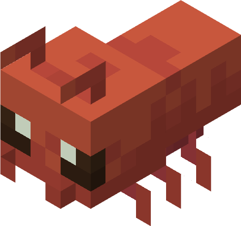 Мод Little Ants с детализированной моделью красного муравья в Minecraft
