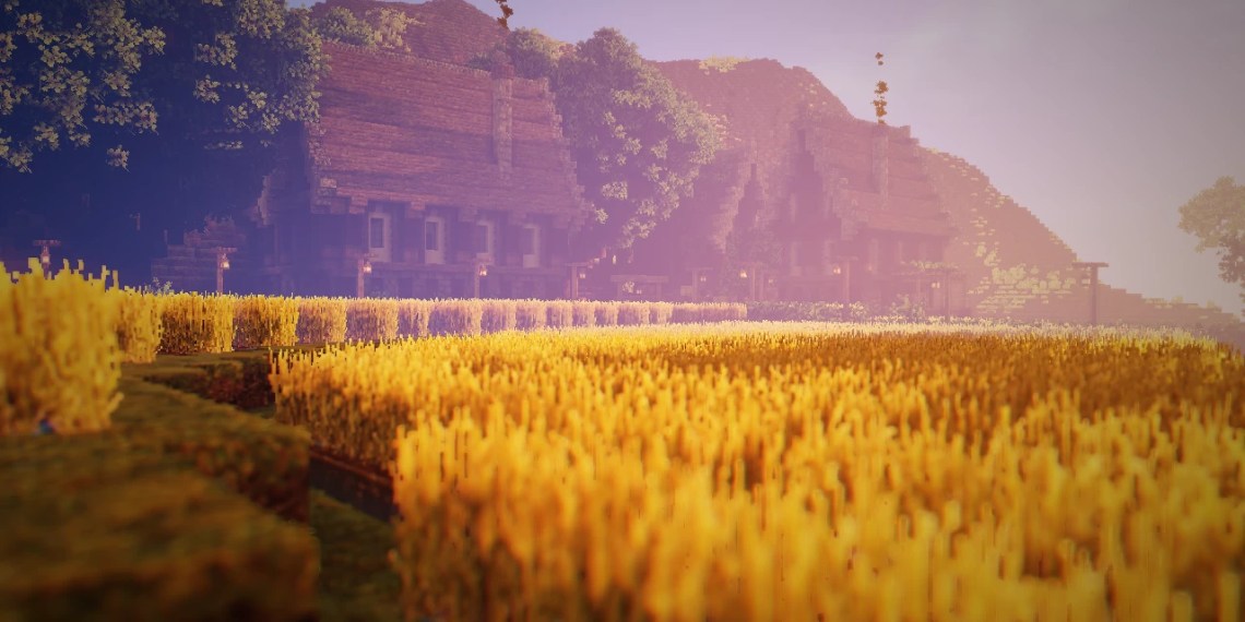 Реалистичная вода и отражения в Minecraft с шейдерами RedHat