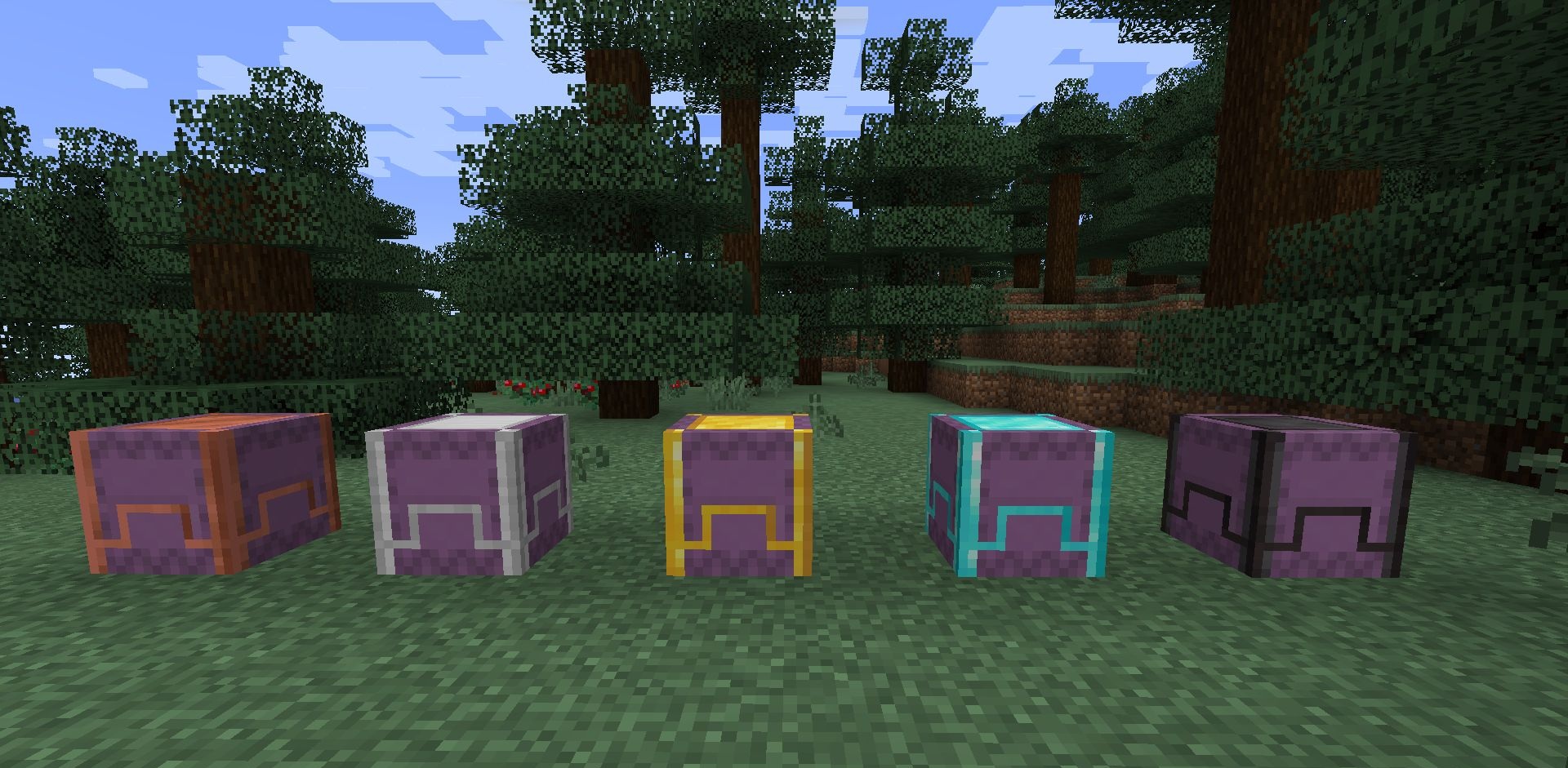 Использование улучшенных шалкеровых ящиков в Нижнем мире Minecraft
