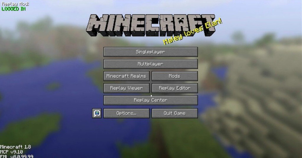 Пример записи с Replay Mod: динамичный полёт через биомы Minecraft с плавными поворотами камеры