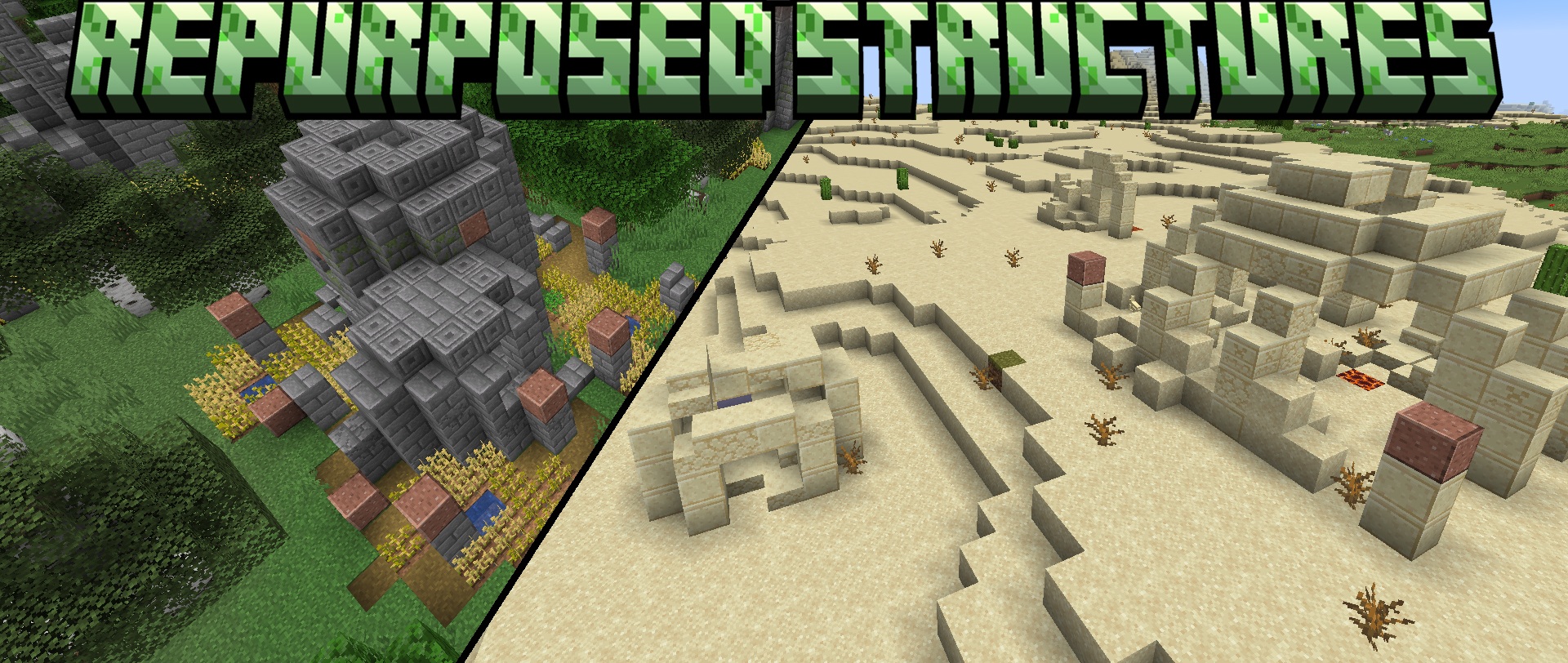 Repurposed Structures для Minecraft 1.15.2