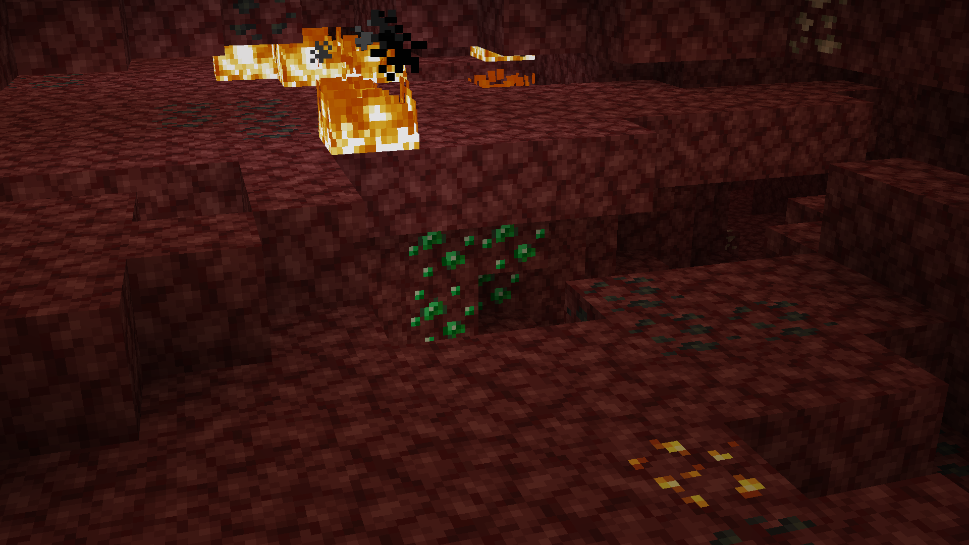 Добыча редкой руды в Нижнем мире с модом Resource Nether Ores