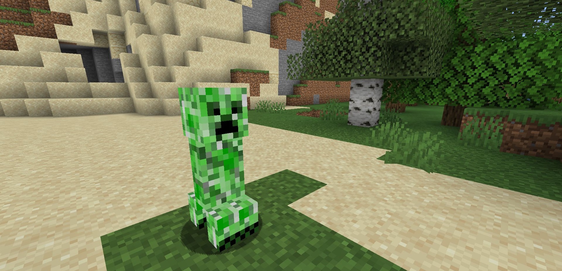 Горный пейзаж в Minecraft с Retrus Shaders: реалистичные облака и вода
