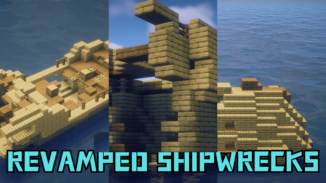 Revamped Shipwrecks для Minecraft 1.19.4