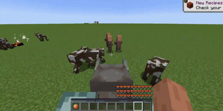 Анимация прыжка разорителя в Minecraft