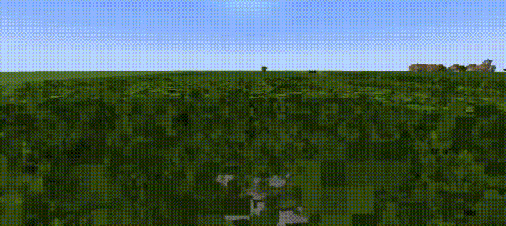 Разоритель атакует врагов в Minecraft