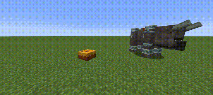 Езда на разорителе по биомам Minecraft
