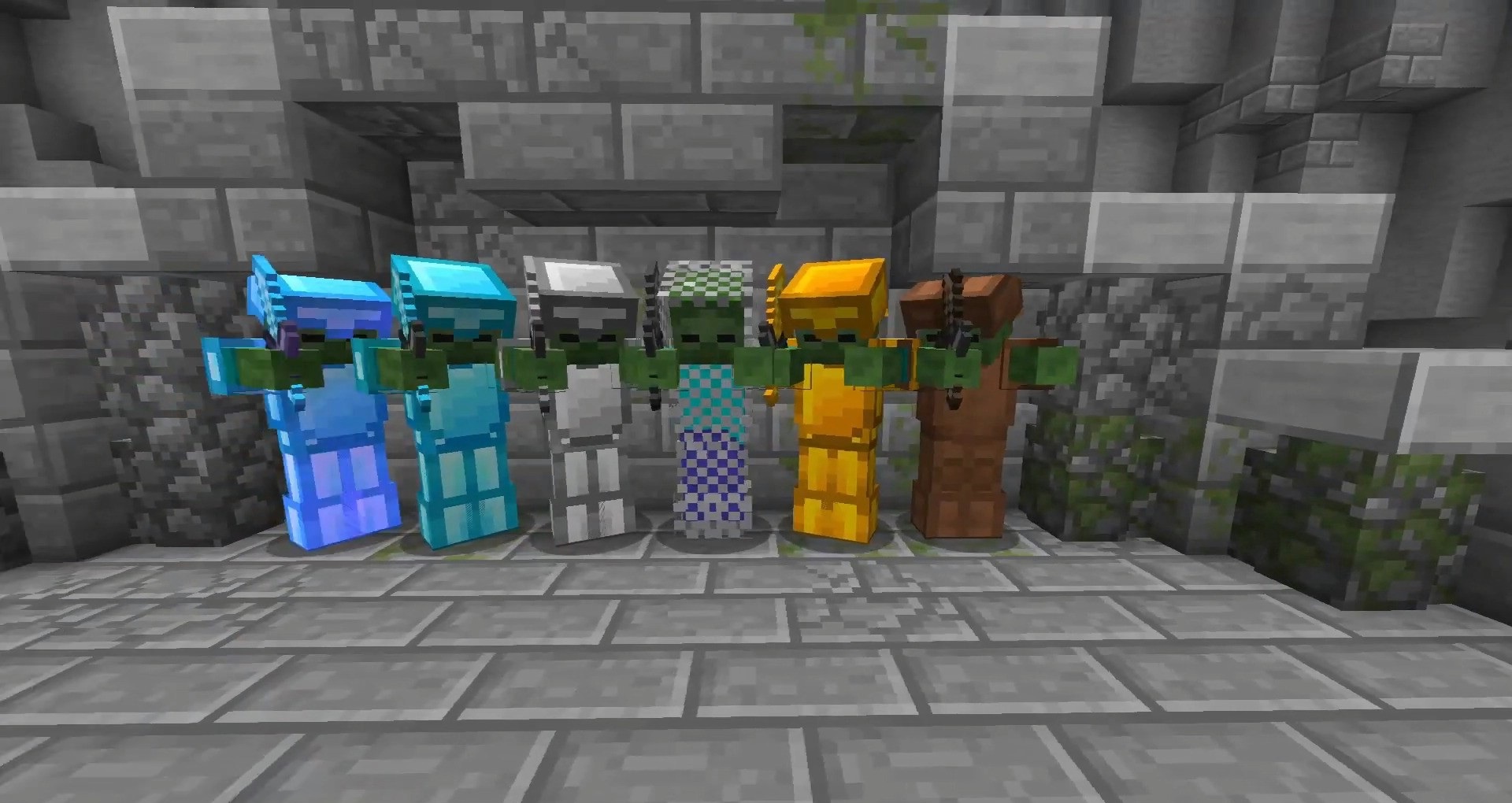 Скриншот Minecraft с текстурным пакетом RKY 250k, демонстрирующий улучшенные PvP-элементы