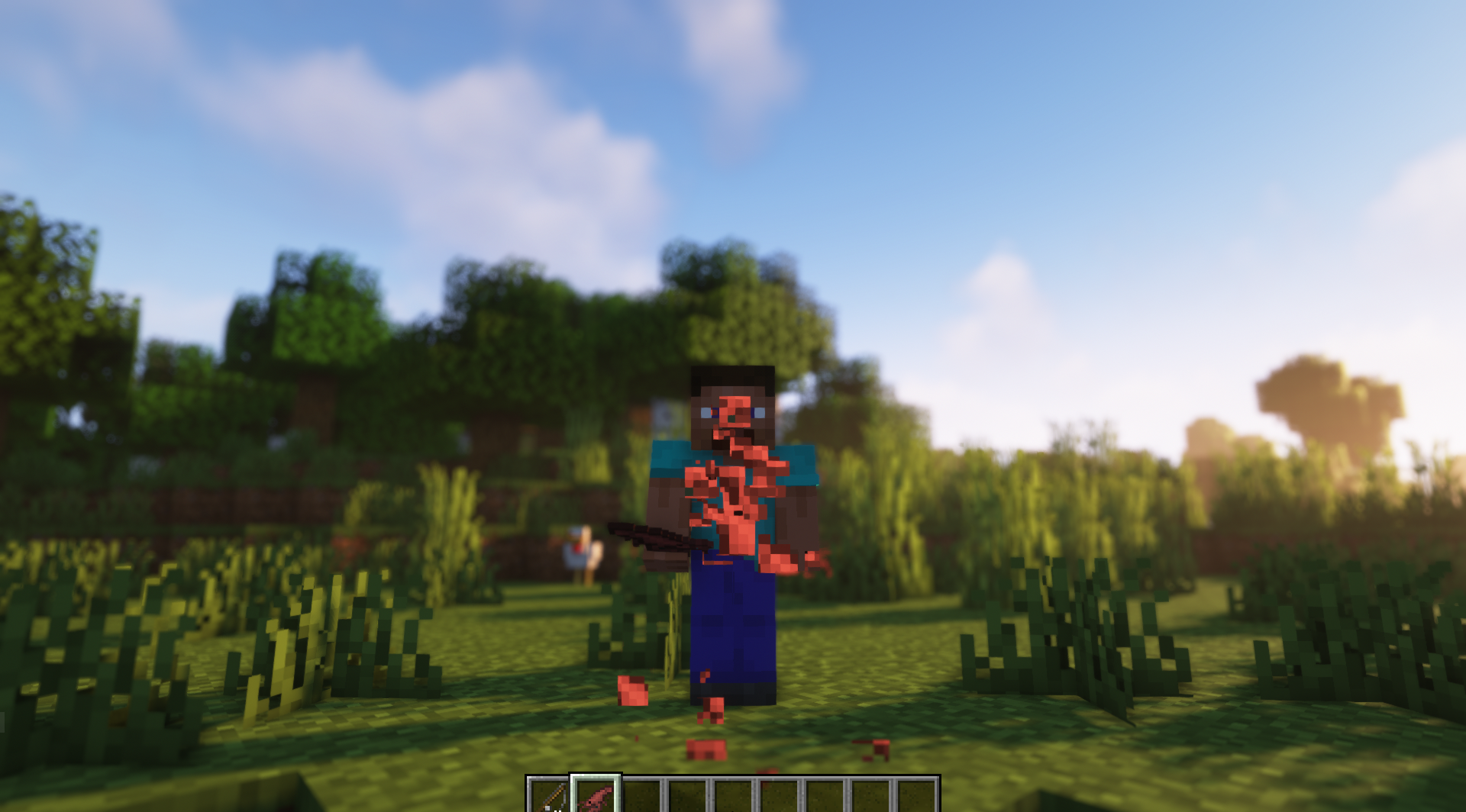 Крафт новых блюд из рыбы с особыми эффектами в Minecraft
