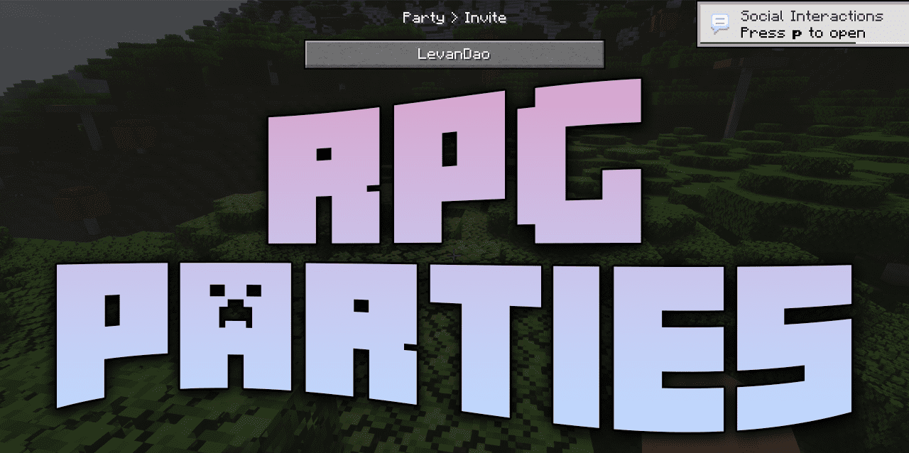 RPG Parties для Minecraft 1.21.1