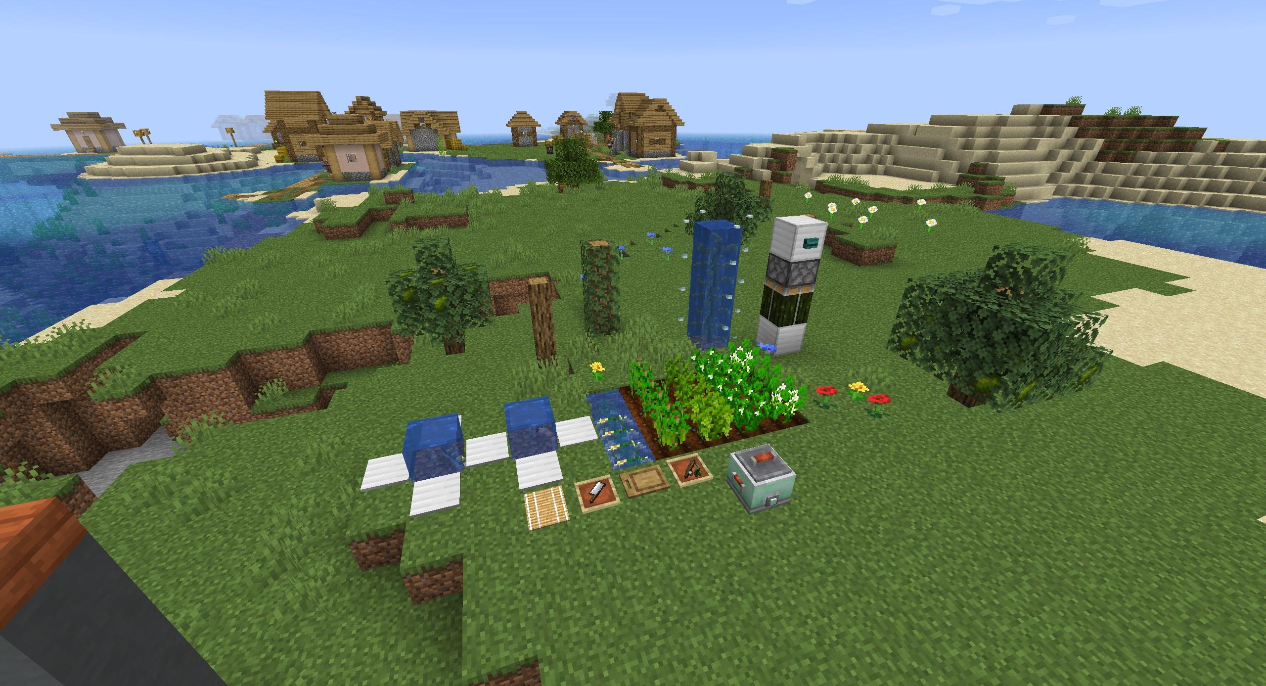 Игровой процесс Minecraft: персонаж добывает ресурсы в пещере при факелах