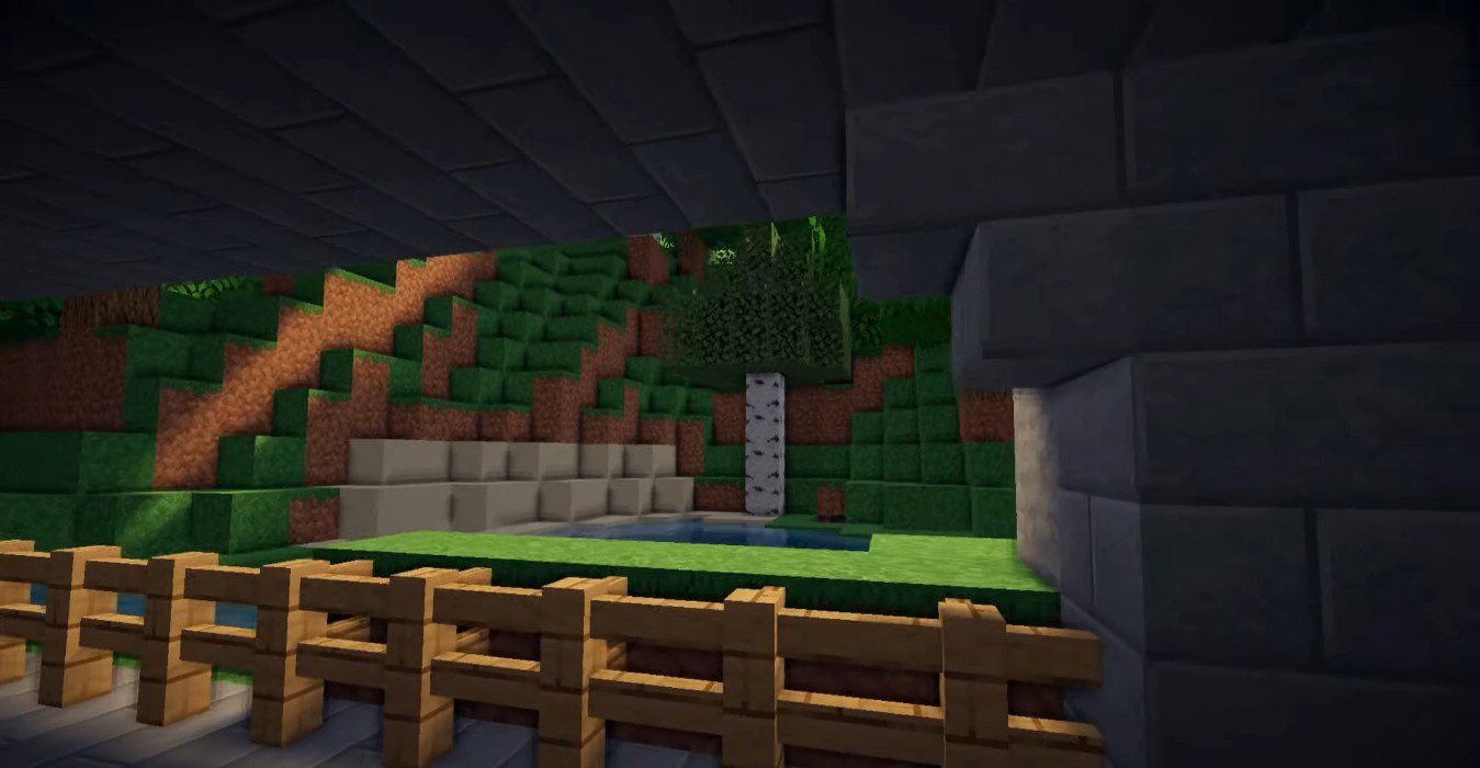 Реалистичная вода и отражения в Minecraft благодаря шейдерам RudoPlays