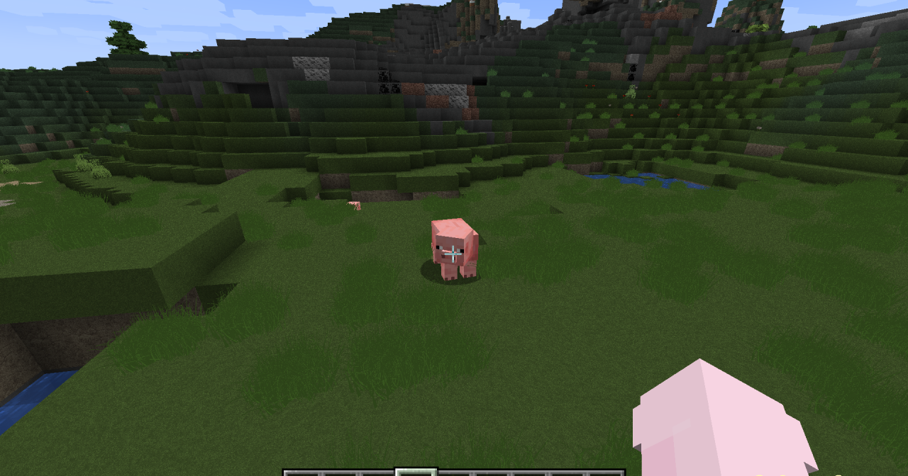 Ночной пейзаж в Minecraft с RuidSkin Ultimate - динамическое освещение и тени