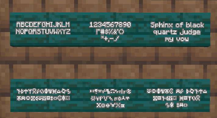 Интерфейс верстака в Minecraft с рецептами крафта