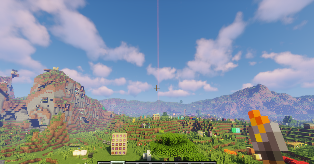 Пример использования Sconces Resource Pack в подземелье Minecraft