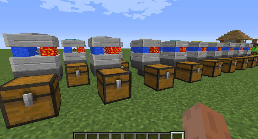 Интерфейс крафта в Minecraft с рецептами инструментов