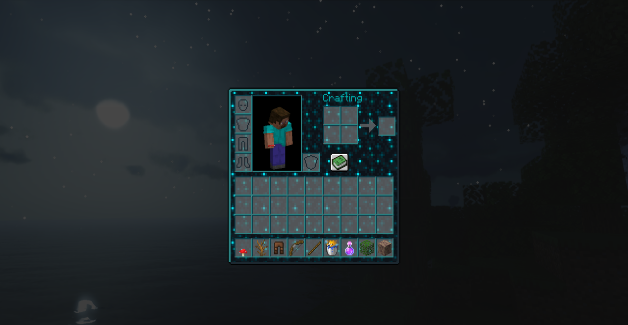 Настройки Minecraft с активированным текстур-паком Sculk GUI