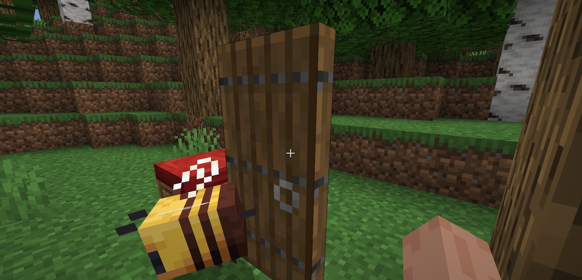Сравнение текстур блоков с модом Seamless и без него в Minecraft