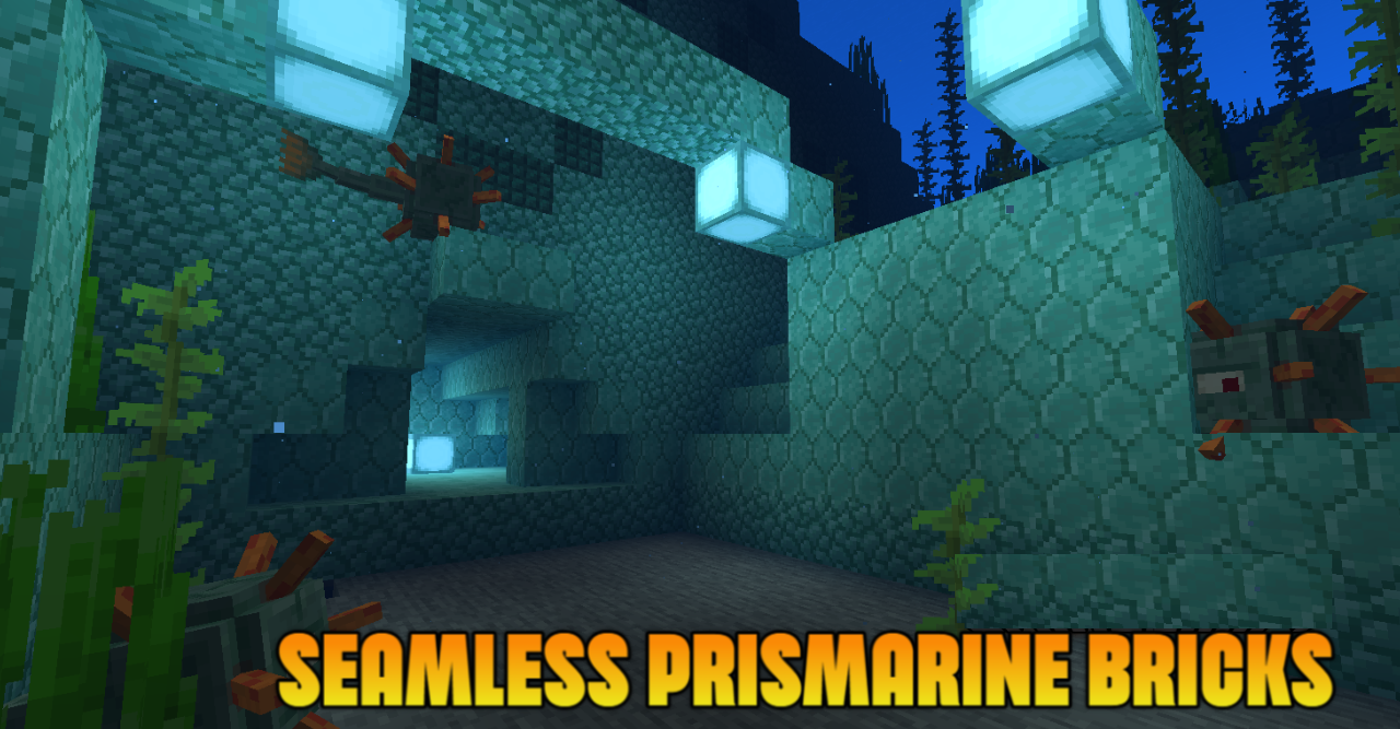 Seamless Prismarine Bricks  1.21.4