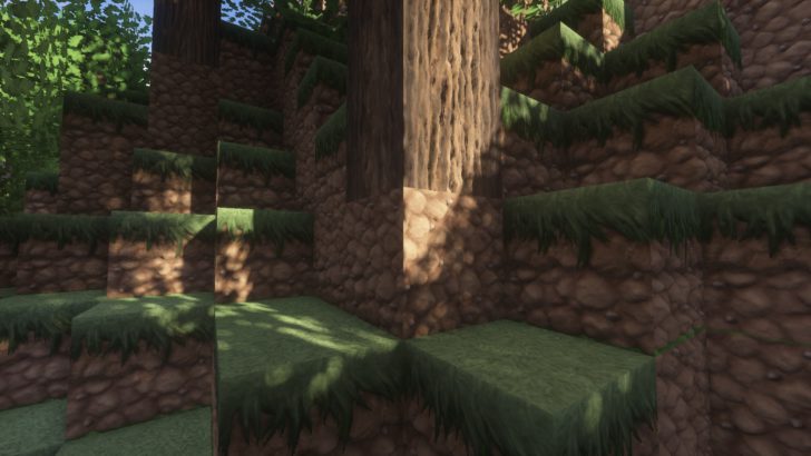 Сравнение графики Minecraft с шейдерами SEUS Renewed и без них