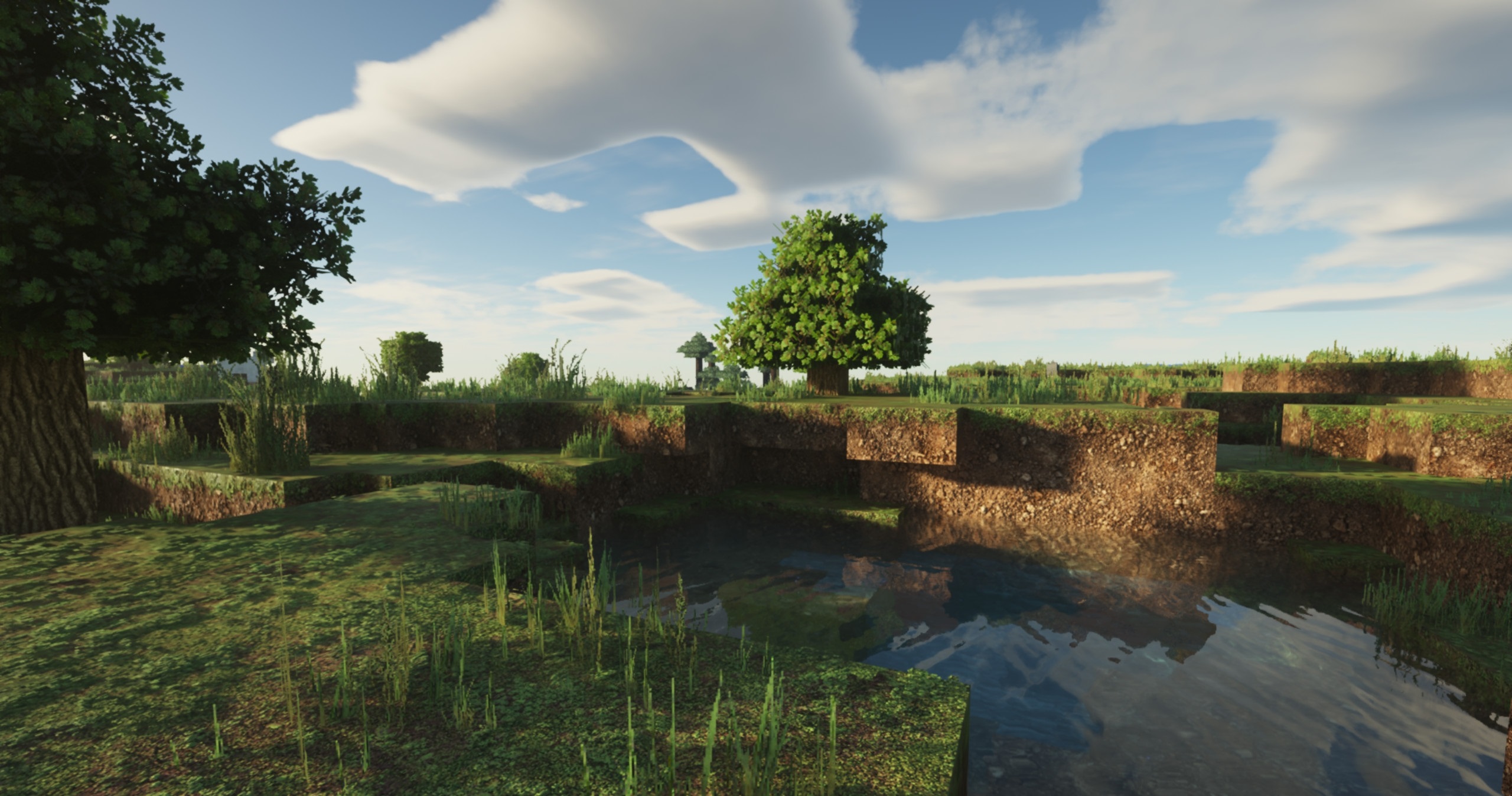 Реалистичная вода и отражения в Minecraft благодаря SEUS PTGI