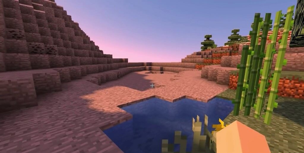 Детализированные текстуры блоков в Minecraft с шейдерами SFLP