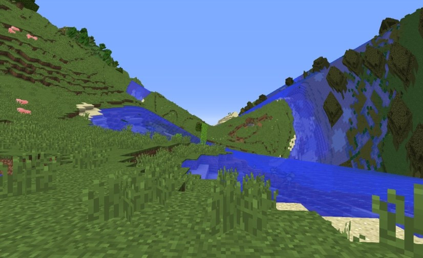 Игроки на сервере Minecraft в креативном режиме