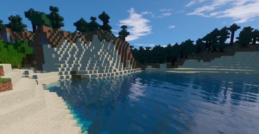 Сравнение графики Minecraft с шейдерами и без них