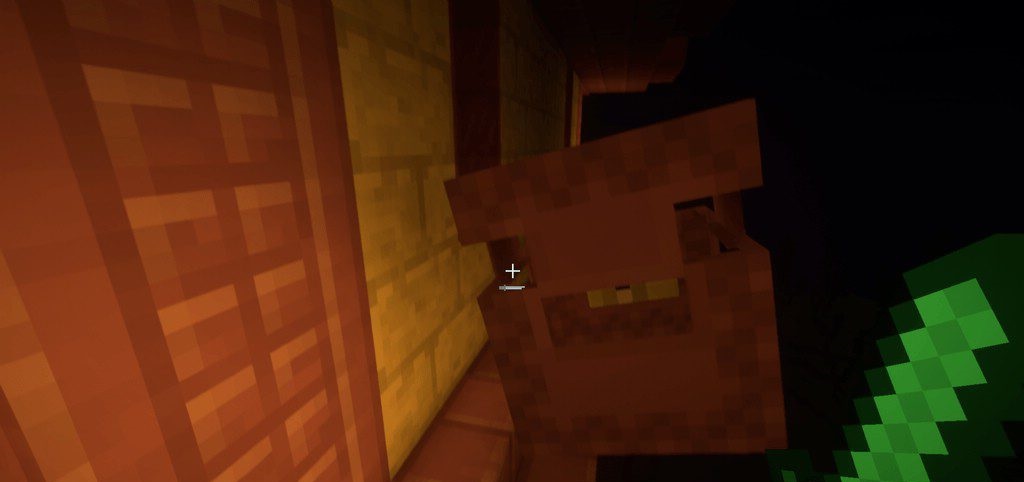 Игровой скриншот мода Shulker Drops Two, показывающий выпадение двух раковин шалкера