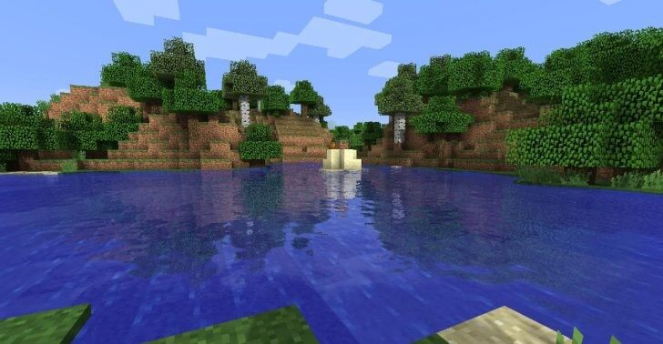 Реалистичная вода и освещение в Minecraft с шейдерами Sildur's Enhanced