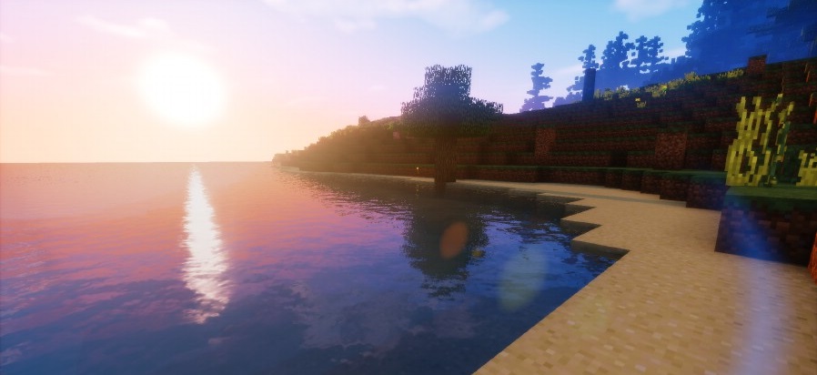 Сравнение графики Minecraft до и после установки Sildur’s Shaders