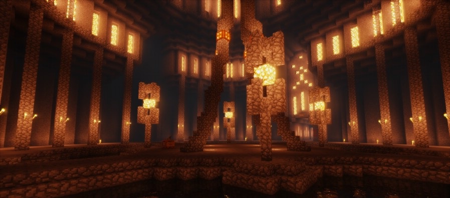 Интерфейс выбора шейдеров в настройках Minecraft