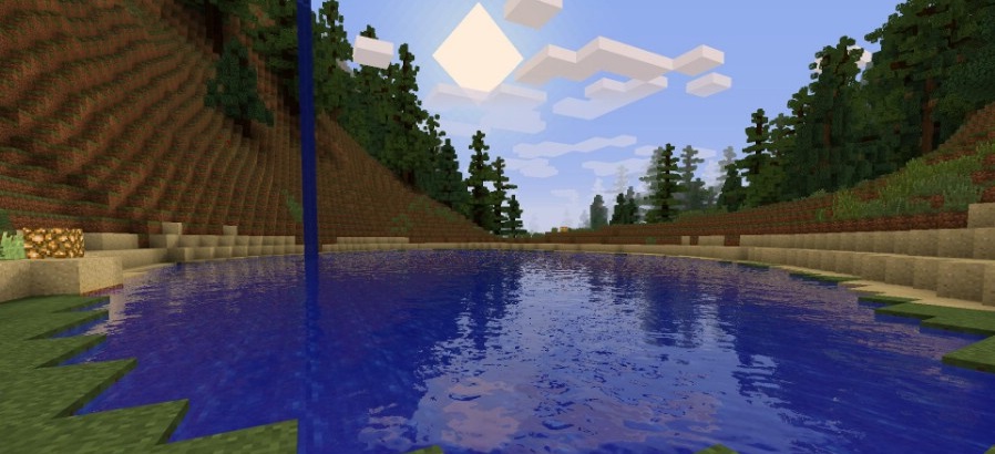 Интерфейс выбора шейдеров в настройках Minecraft