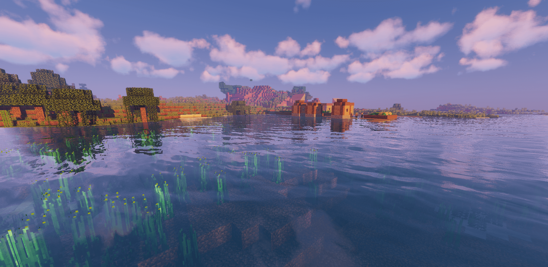 Эффекты воды и отражений в Sildur's Vibrant Shaders