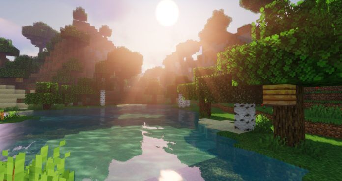 Реалистичные пчёлы и цветы в Minecraft с шейдерами Sildur's Vibrant