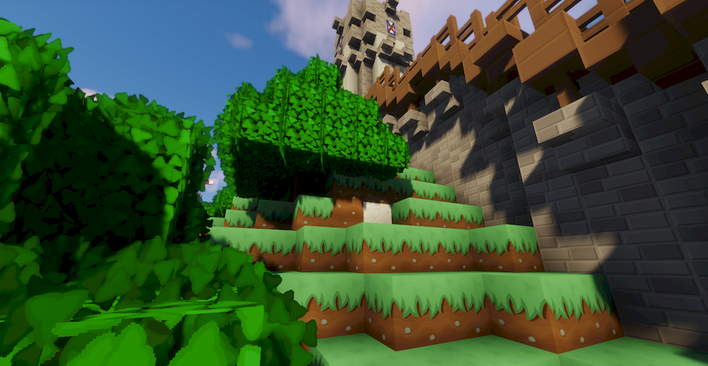 Сравнение стандартных и улучшенных текстур блоков в Minecraft с паком SimiCraft