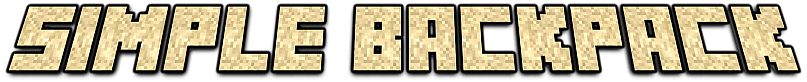Simple Backpack  1.17.1