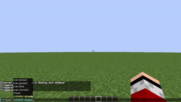 Камера Simple Cams плавно вращается вокруг замка в Minecraft