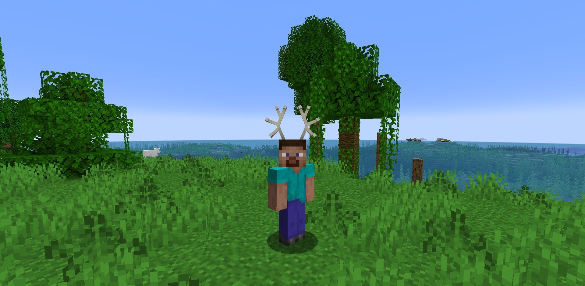 Разные шляпы из Simple Hats Mod на столе крафта в Minecraft