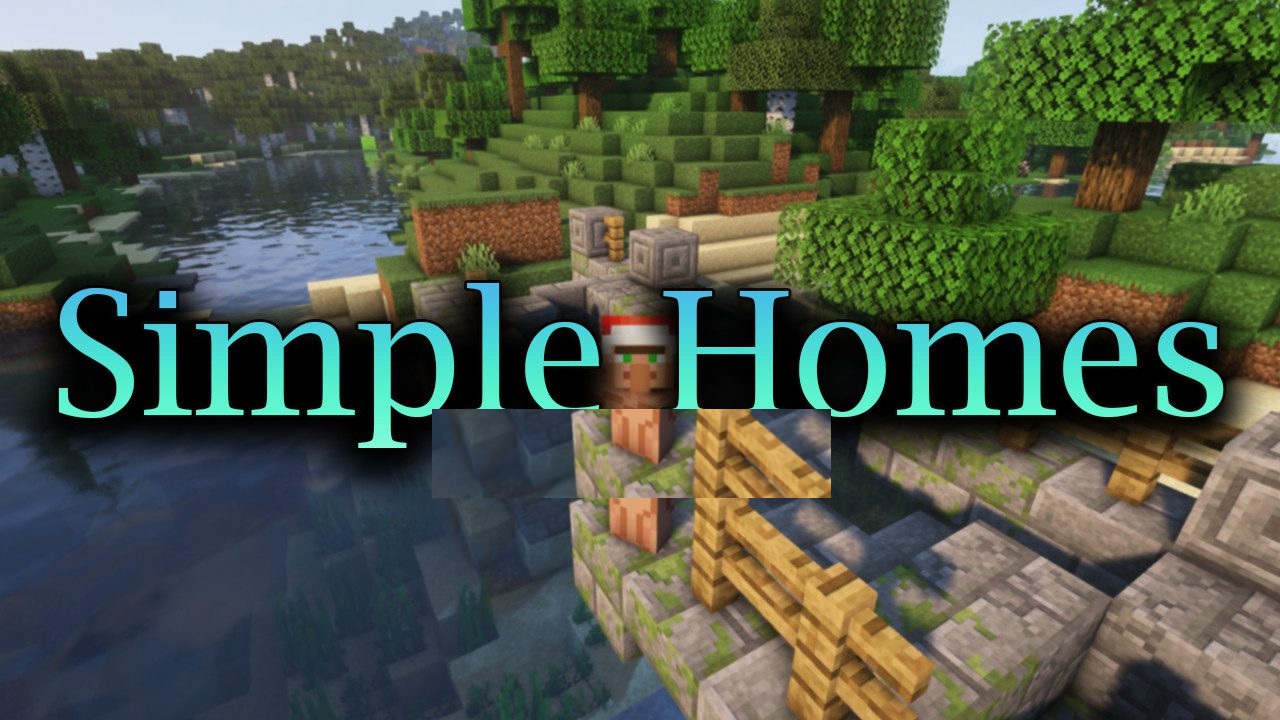 Simple Homes для Minecraft 1.21.4