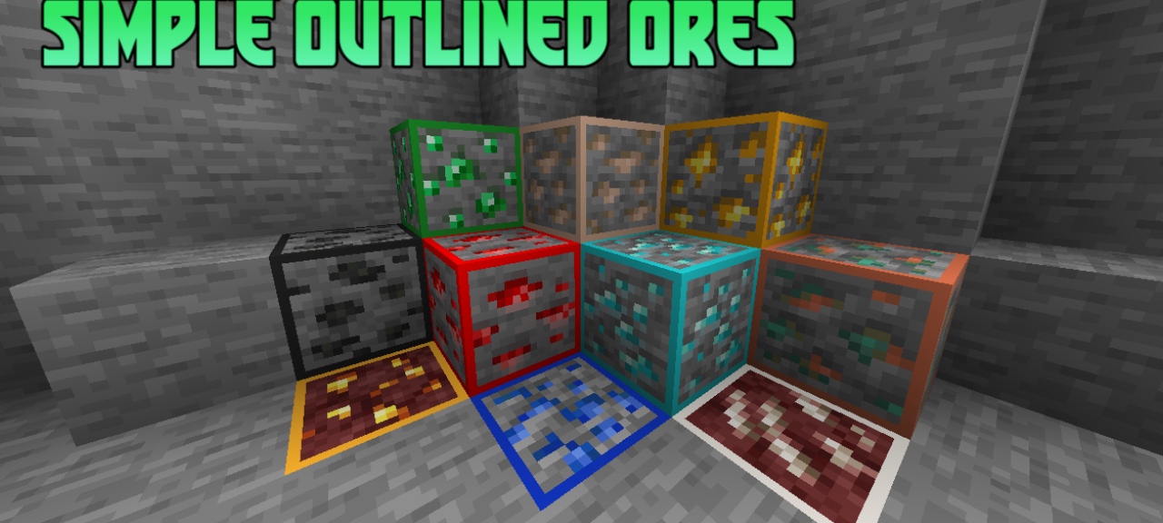 Simple Outlined Ores  1.21.4