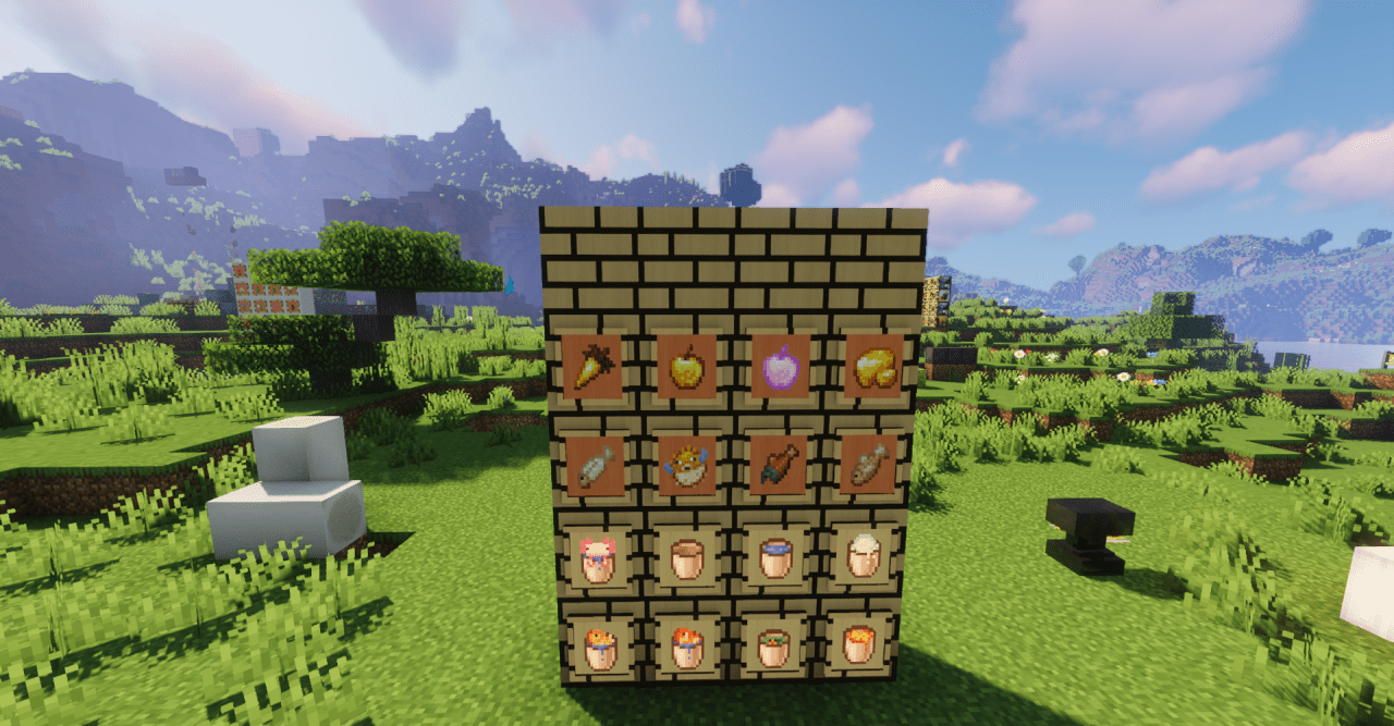 Крупный план реалистичной текстуры камня и травы в Minecraft