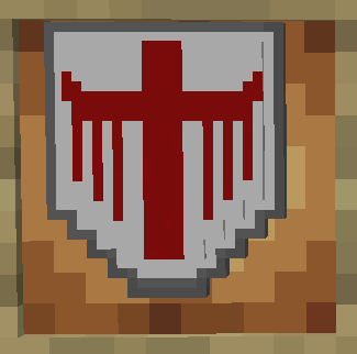 Игрок в Minecraft использует алмазный щит из мода Simple Shields в бою